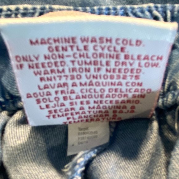 MERONA FLAIR BOTTOM PANTS BLUE WOMENS LARGE - Picture 6 of 7